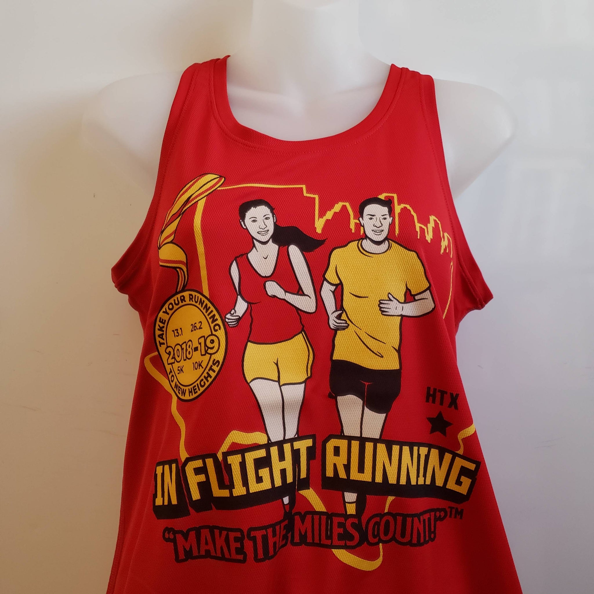 2018-19 In Flight Running - Women's Dry Fit Tank - Medal Time Red