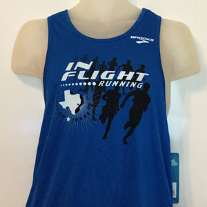 2012-13 In Flight Running - Men's Tank -  Dry Fit - Running Squad - Blue